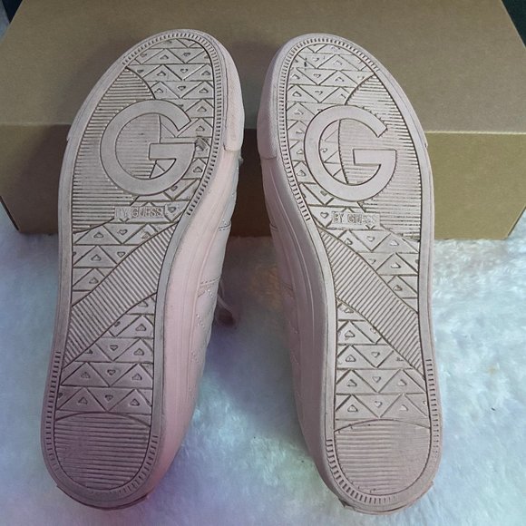 Blush Pink 'G by Guess GGoadie2-T' Casual Sneakers with Rose Gold Detailing - Picture 5 of 6